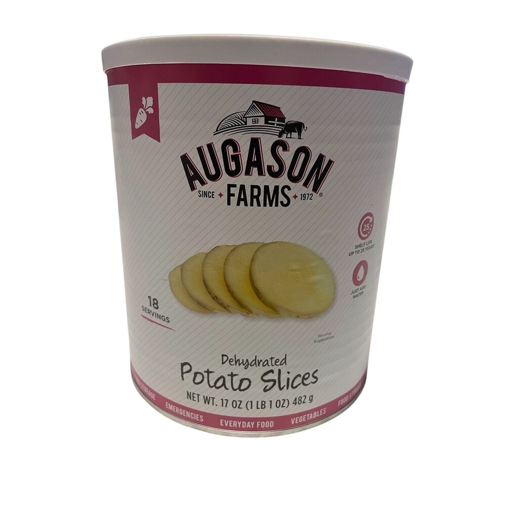 Augason Farms Dehydrated Potato Slices 17 ounces NEW